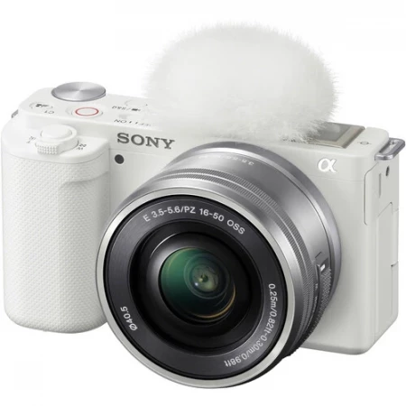 Sony ZV-E10 Sony ZVE10 Mirrorless Camera with 16-50mm Lens White